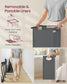 2-Section Laundry Basket with Removable Liners FredCo