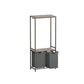 2-Section Laundry Basket with Removable Liners FredCo