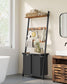 2-Section Laundry Hamper Brown and Black FredCo