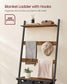 2-Section Laundry Hamper Brown and Black FredCo