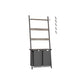 2-Section Laundry Hamper Greige and Gray FredCo