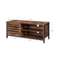 2 Shelves TV Cabinet, Rustic Brown FredCo