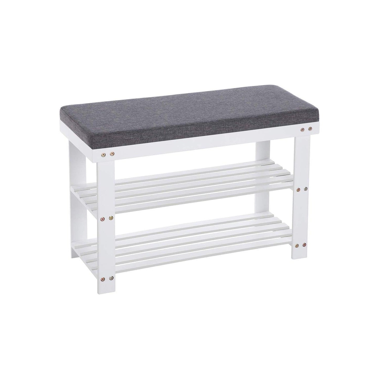 2-Tier Bamboo Shoe Bench FredCo