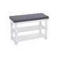 2-Tier Bamboo Shoe Bench FredCo