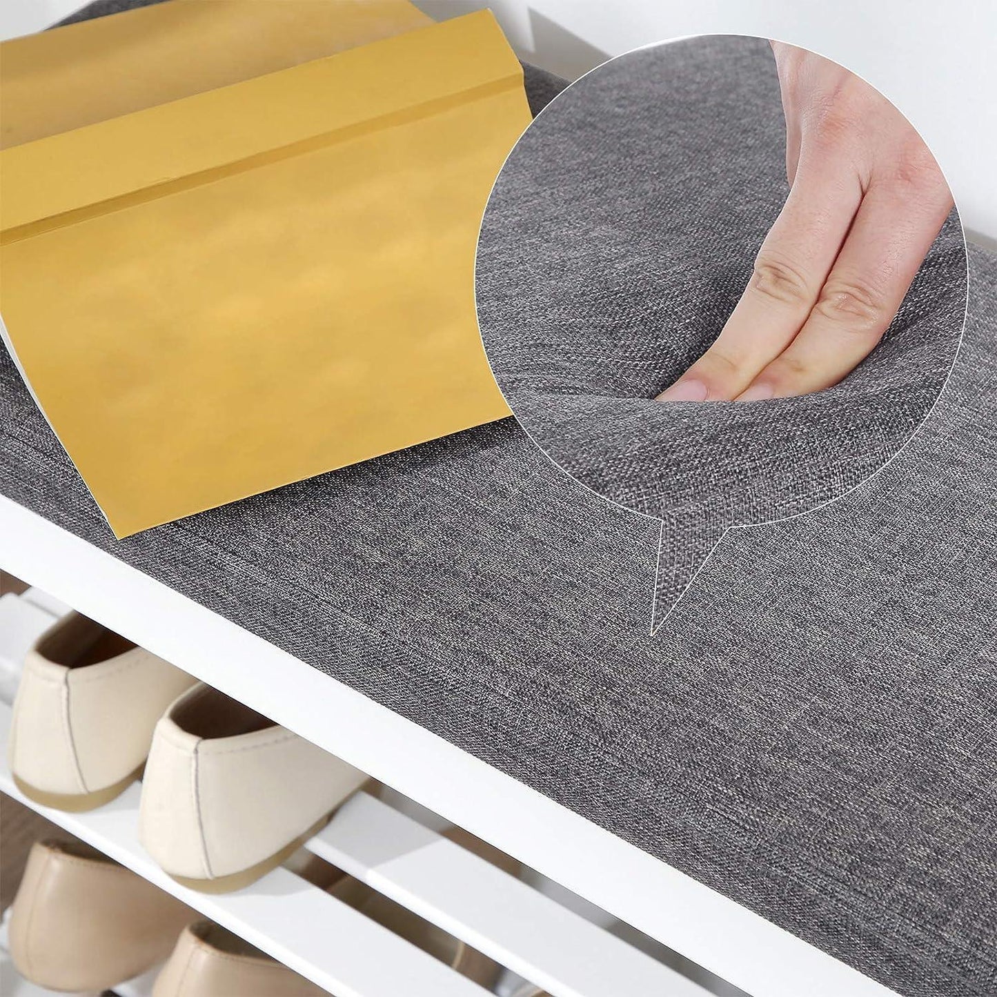 2-Tier Bamboo Shoe Bench FredCo