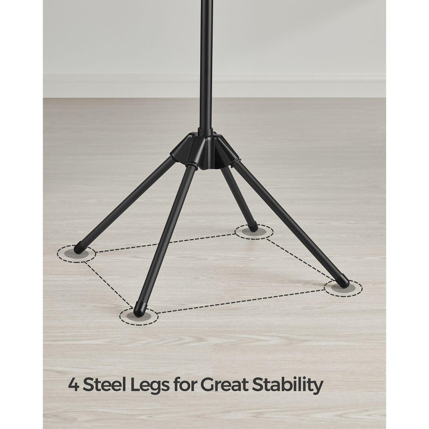 2-Tier Clothes Drying Rack Black FredCo