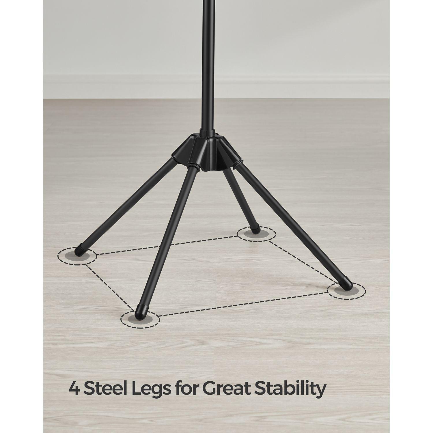 2-Tier Clothes Drying Rack Black FredCo