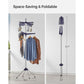 2-Tier Clothes Drying Rack Blue and Silver FredCo