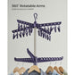 2-Tier Clothes Drying Rack Blue and Silver FredCo