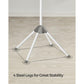 2-Tier Clothes Drying Rack Gray and White FredCo