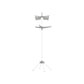2-Tier Clothes Drying Rack Gray and White FredCo