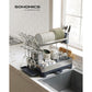 2 Tier Dish Rack Gray FredCo