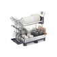 2 Tier Dish Rack Gray FredCo