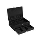 2-Tier Jewelry Case with Drawer Black FredCo