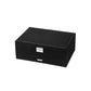 2-Tier Jewelry Case with Drawer Black FredCo
