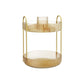 2-Tier Makeup Organizer Champagne Gold FredCo