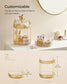 2-Tier Makeup Organizer Champagne Gold FredCo