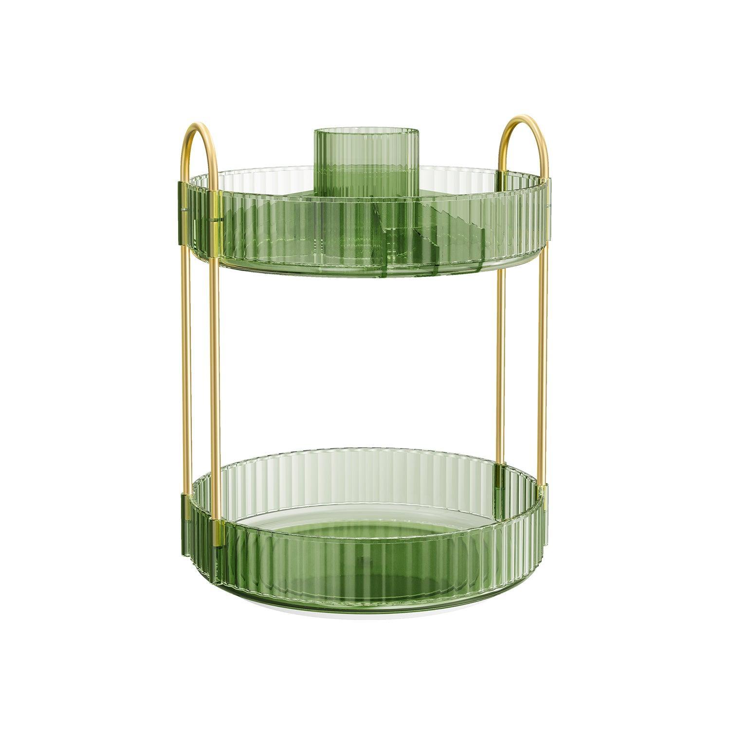 2-Tier Makeup Organizer Pale Green FredCo