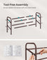 2-Tier Metal Shoe Rack Bronze FredCo