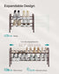 2-Tier Metal Shoe Rack Bronze FredCo