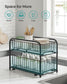 2-Tier Pull-Out Cabinet Organizer Ink Black FredCo