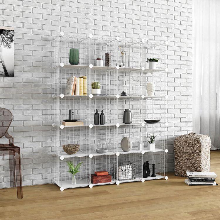 20 Cube Modular Rack, White FredCo