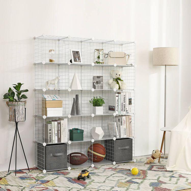 20 Cube Modular Rack, White