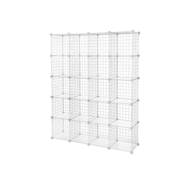 20 Cube Modular Rack, White | FredCo