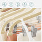 20-Pack Velvet Pants Hangers with Adjustable Clips Sandy Beige FredCo