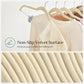 20-Pack Velvet Pants Hangers with Adjustable Clips Sandy Beige FredCo