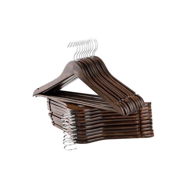 20 Pack Wood Hangers FredCo