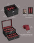 20-Slot Watch Case Black and Red FredCo