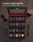 20-Slot Watch Case Black and Red FredCo
