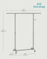 SONGMICS Adjustable Garment Rack