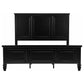 Sandy Beach 4-piece Eastern King Bedroom Set Black