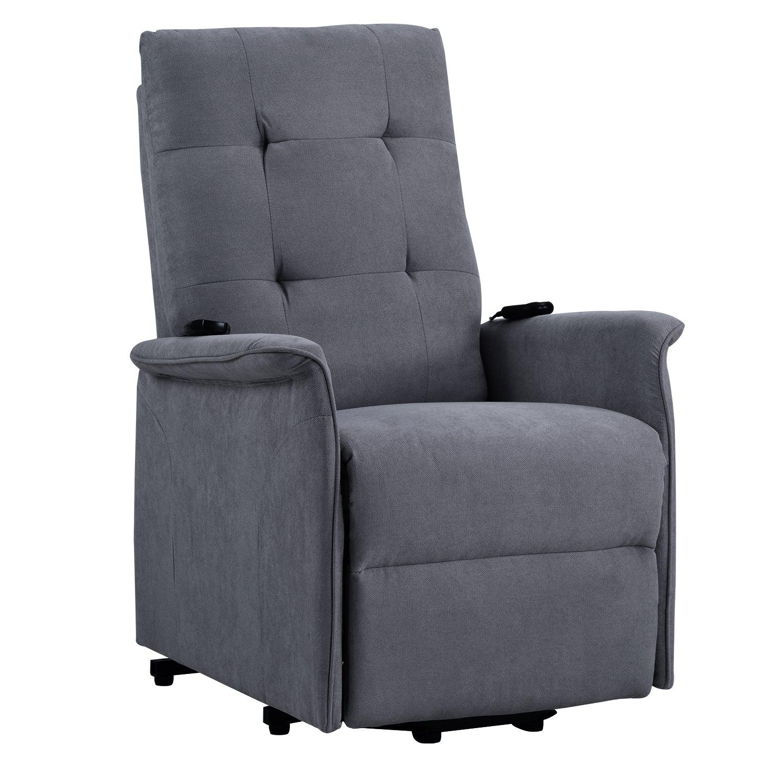 Power Lift Chair for the Adjustable Massage Function and Reclining Feature, Dark Grey FredCo