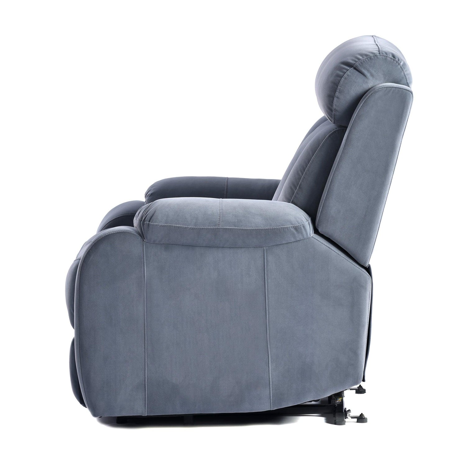 Luxury Lift Chair Recliner with Power Lift Assistance, Adjustable Angles, and Anti-Skid Stability, Light Blue FredCo