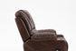 Oversized Lift Recliner Chair with Dual OKIN Silent Lift Motor, Multi-Function Massage, and Cup Holders, Brown FredCo