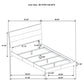 Felicity 5-piece Queen Bedroom Set White High Gloss