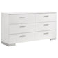 Felicity 5-piece California King Platform Bedroom Set White