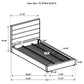 Felicity 5-piece California King Bedroom Set White High Gloss