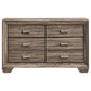 Kauffman 5-piece California King Bedroom Set Washed Taupe