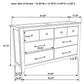 Hazlewood 5-piece Eastern King Bedroom Set Vineyard Oak