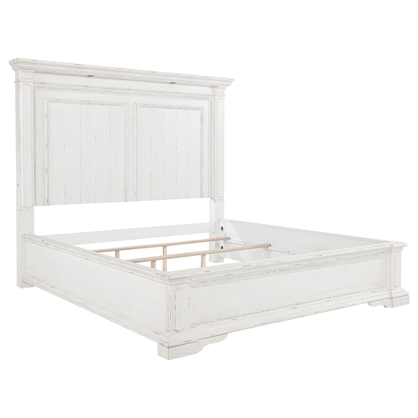 McKinney 4-piece Eastern King Bedroom Set Vintage White