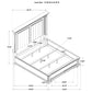 McKinney 5-piece Eastern King Bedroom Set Vintage White