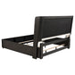 Leandro 4-piece Eastern King Bedroom Set Burnished Black