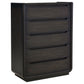 Leandro 5-piece Eastern King Bedroom Set Burnished Black