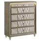 Lorient 5-piece Eastern King Bedroom Set Ivory and Camel