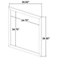 Ines 4-piece Queen Bedroom Set Grey and White High Gloss