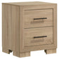 Arielle 4-piece Queen Bedroom Set Light Oak